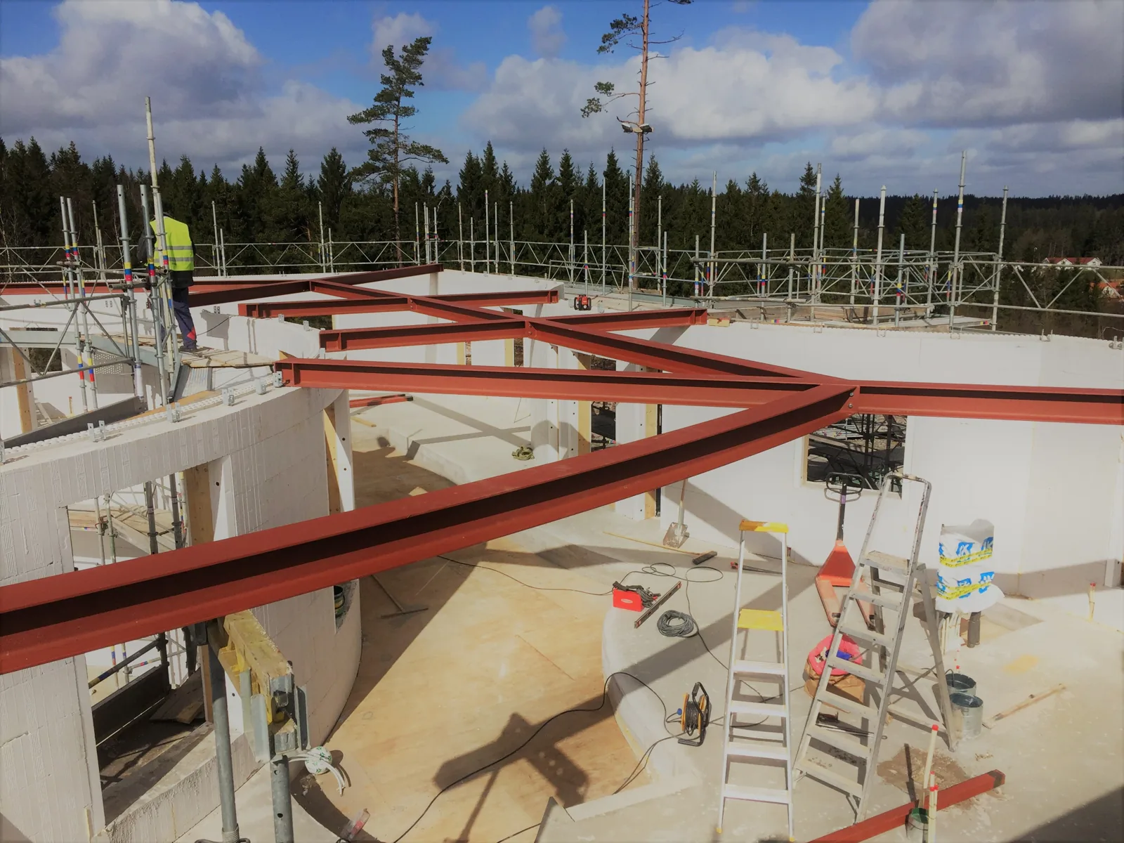 Stålbalkar i byggprojekt